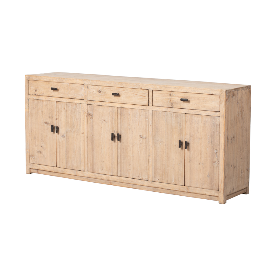 Cómoda natural 3 cajones 6 puertas