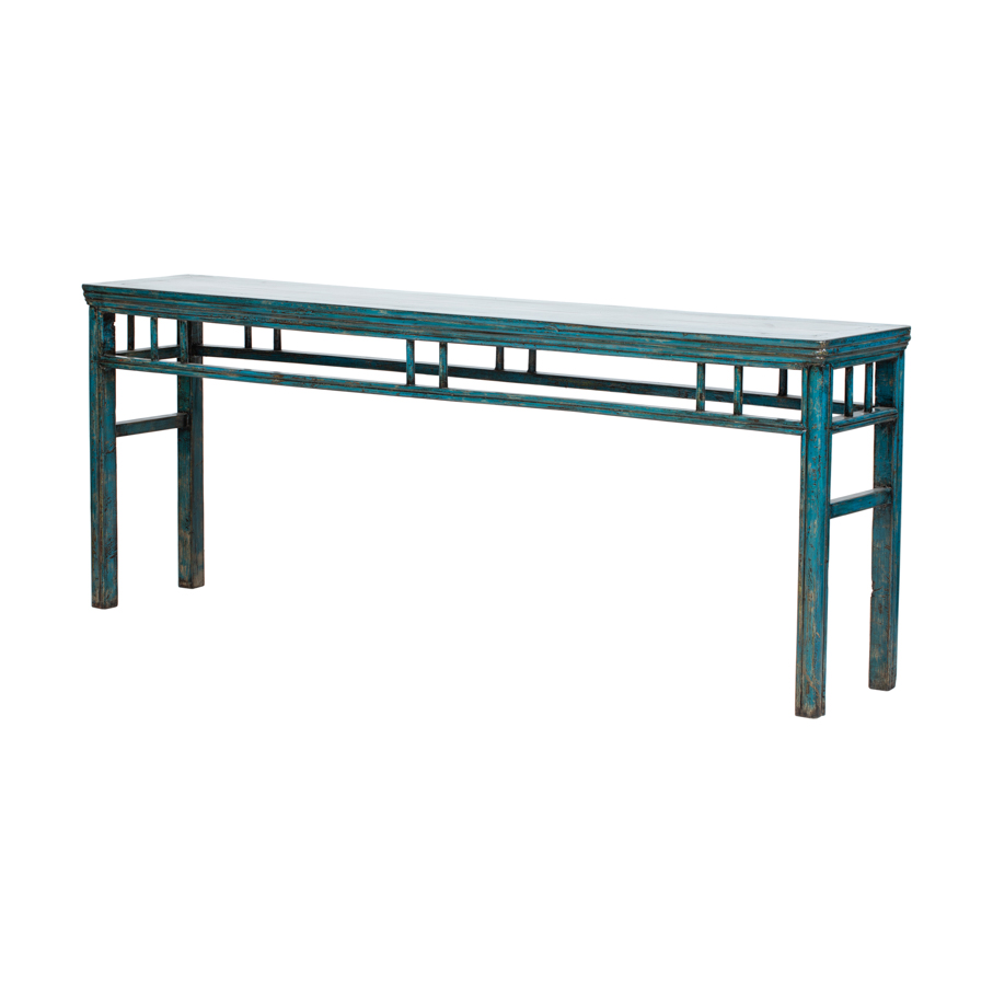 Consola azul